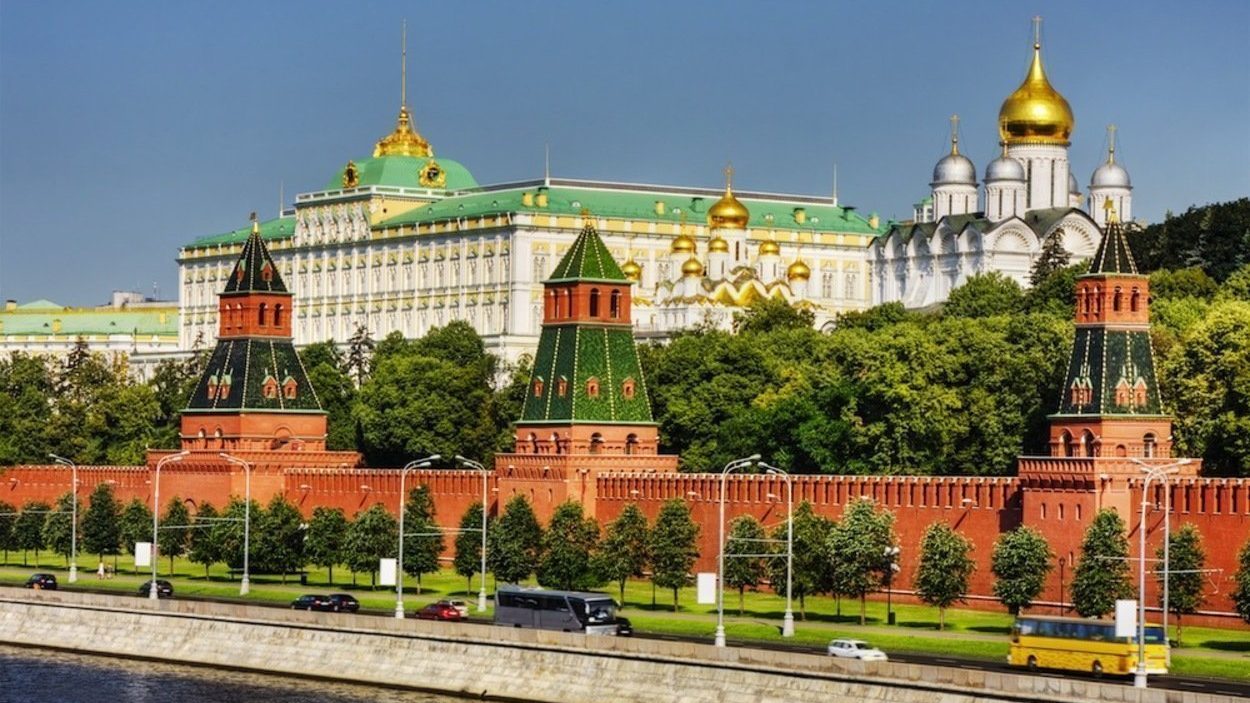 Gran Palacio del Kremlin, residencia oficial del presidente de Rusia, Vladimir Putin.