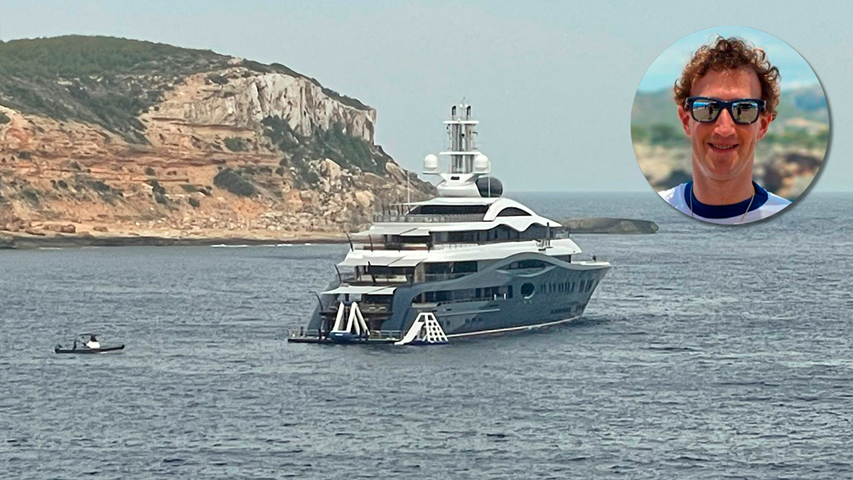 Tras la búsqueda del barco de Zuck: Ibiza amanece con el superyate del dueño de Facebook frente a sus costas